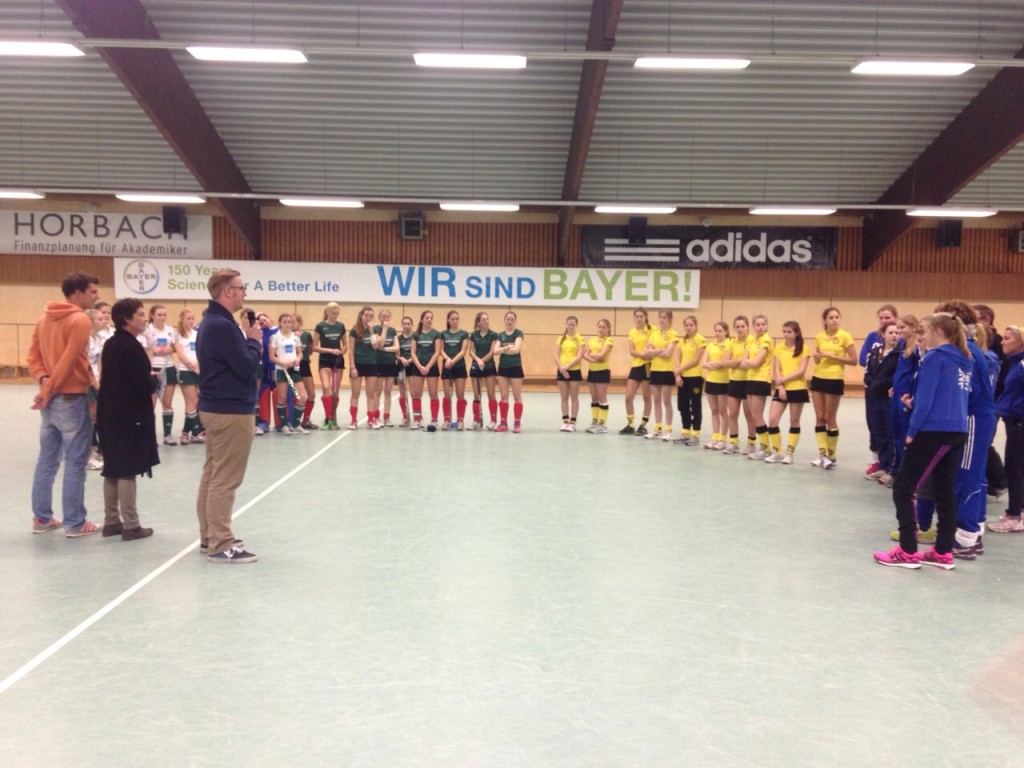 Siegerehrung der WJB-Endrunde