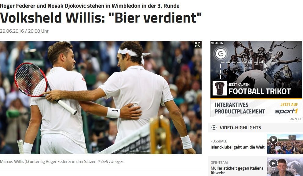 (c) Screenshot SPORT1